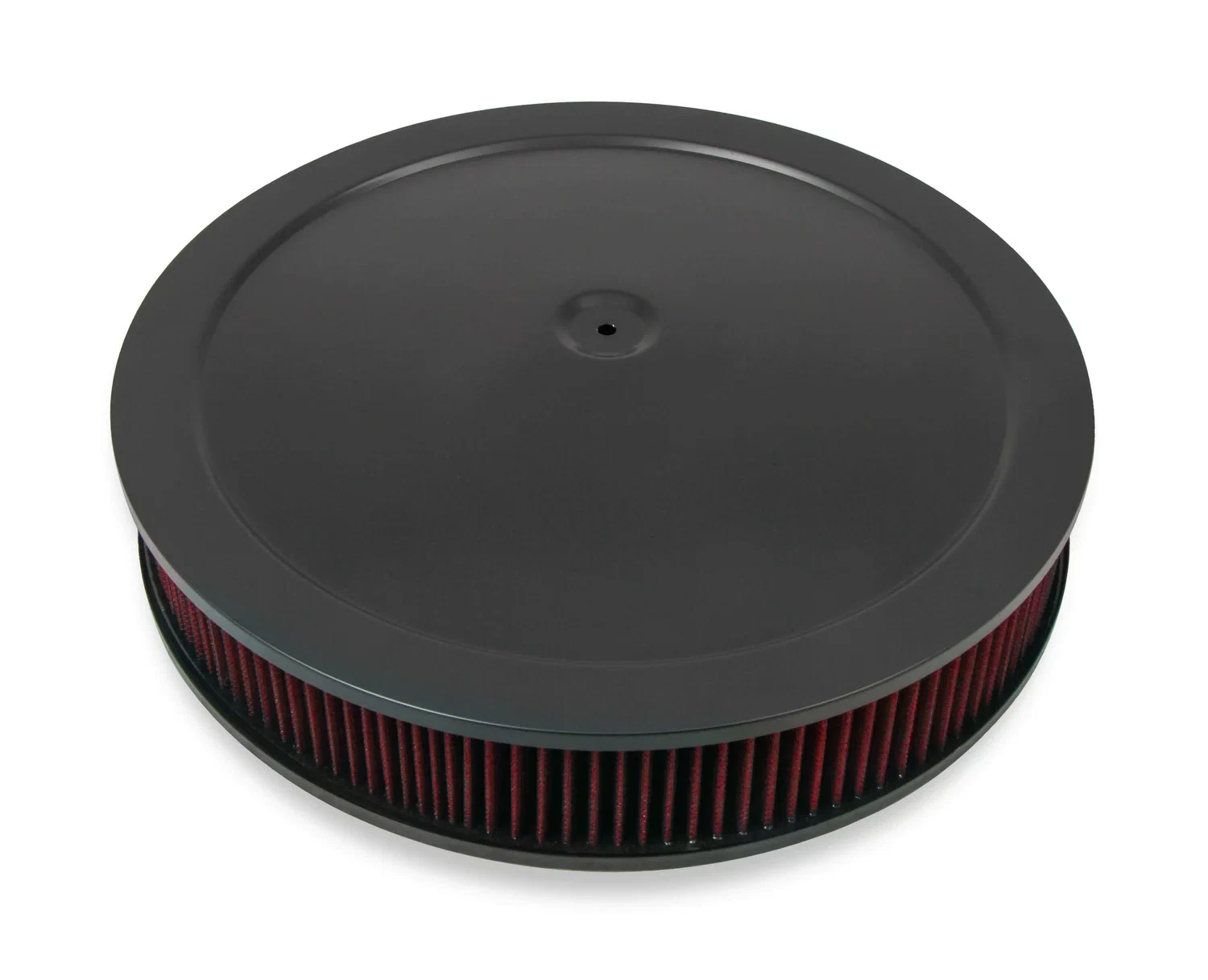 4150 Drop Base Air Cleaner Black w_3 Red Washable Gauze Filter - 120-4230